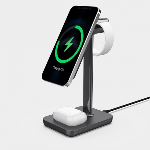 eSTUFF 3in1 Magnetic Wireless Desktop Charger